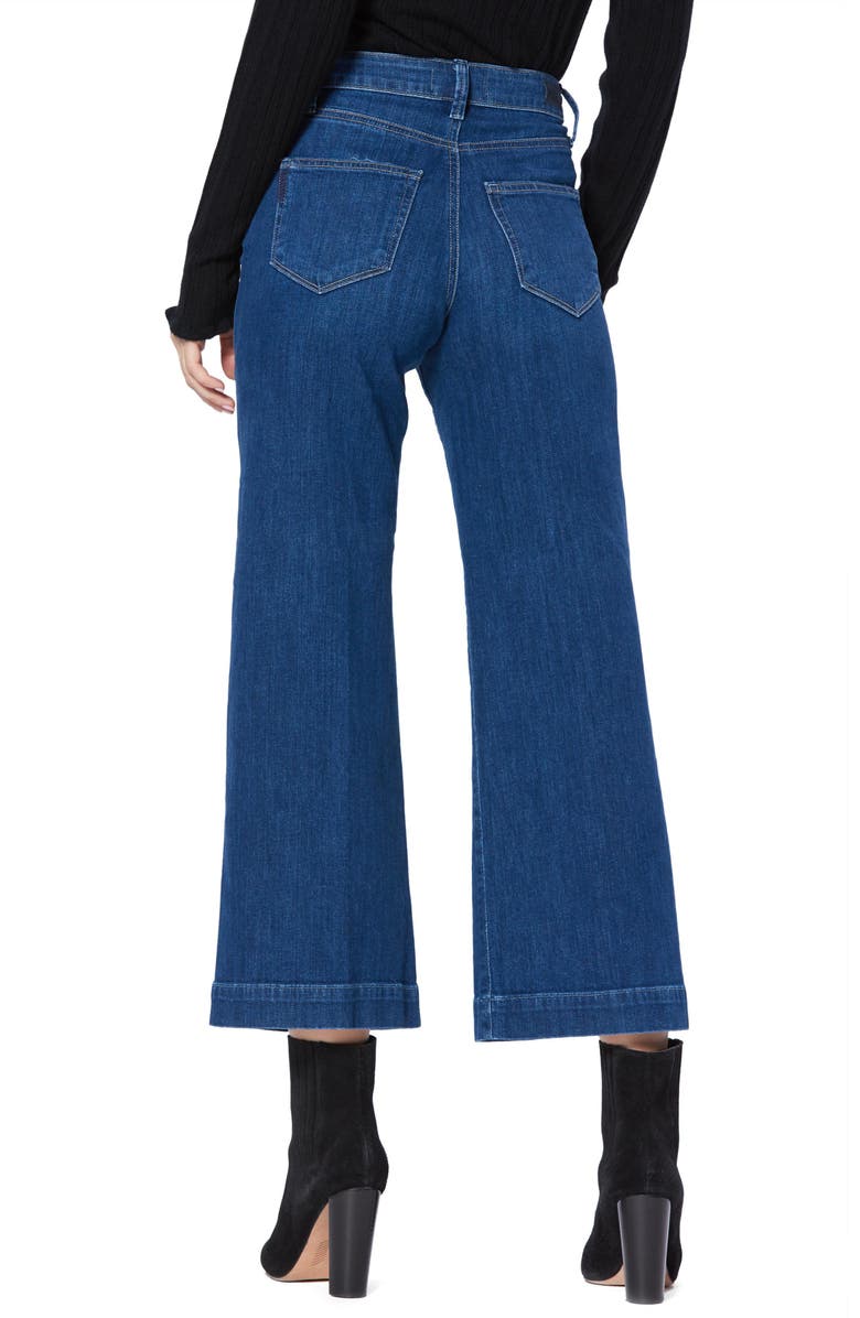 PAIGE Anessa High Waist Crop Wide Leg Jeans, Alternate, color,