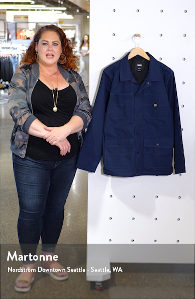 Drill Water Repellent Hooded Chore Coat, sales video thumbnail