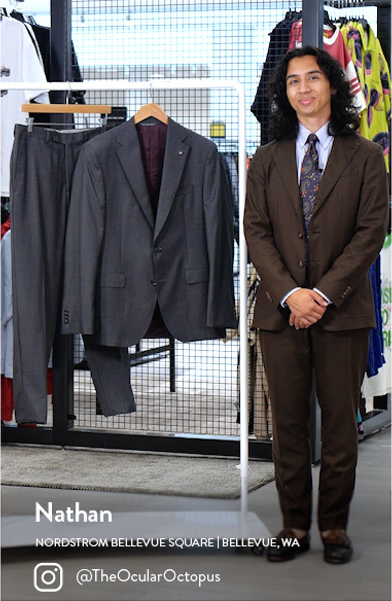 Lightly Constructed Bird's Eye Wool Suit, sales video thumbnail