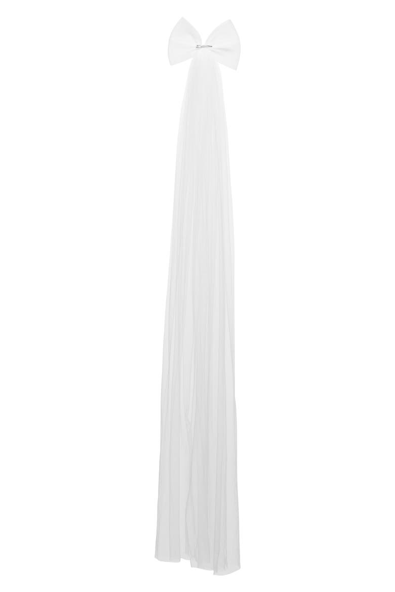 Jagger Long Bow Hair Comb, Alternate, color, IVORY