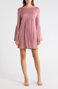 GO COUTURE Bell Sleeve Swing Dress