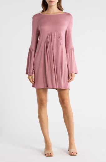 Bell Sleeve Swing Dress