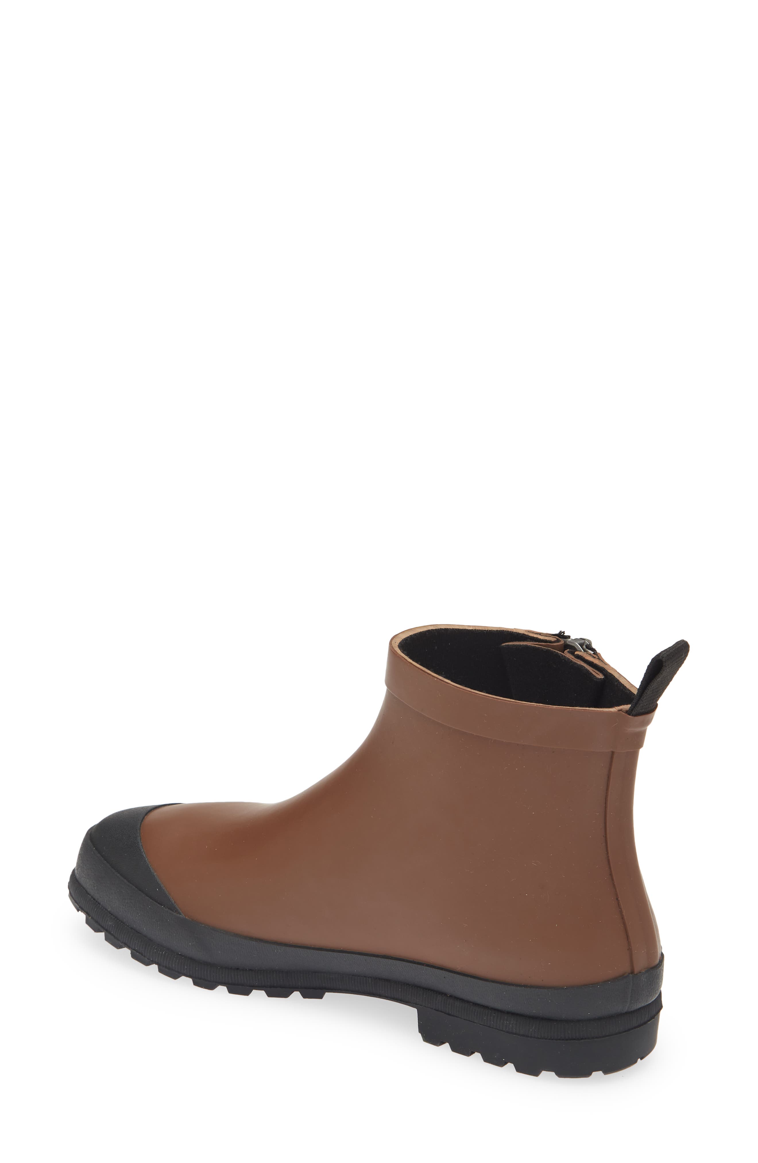 The Zip-Up Lugsole Rain Boot, Alternate, color, STABLE