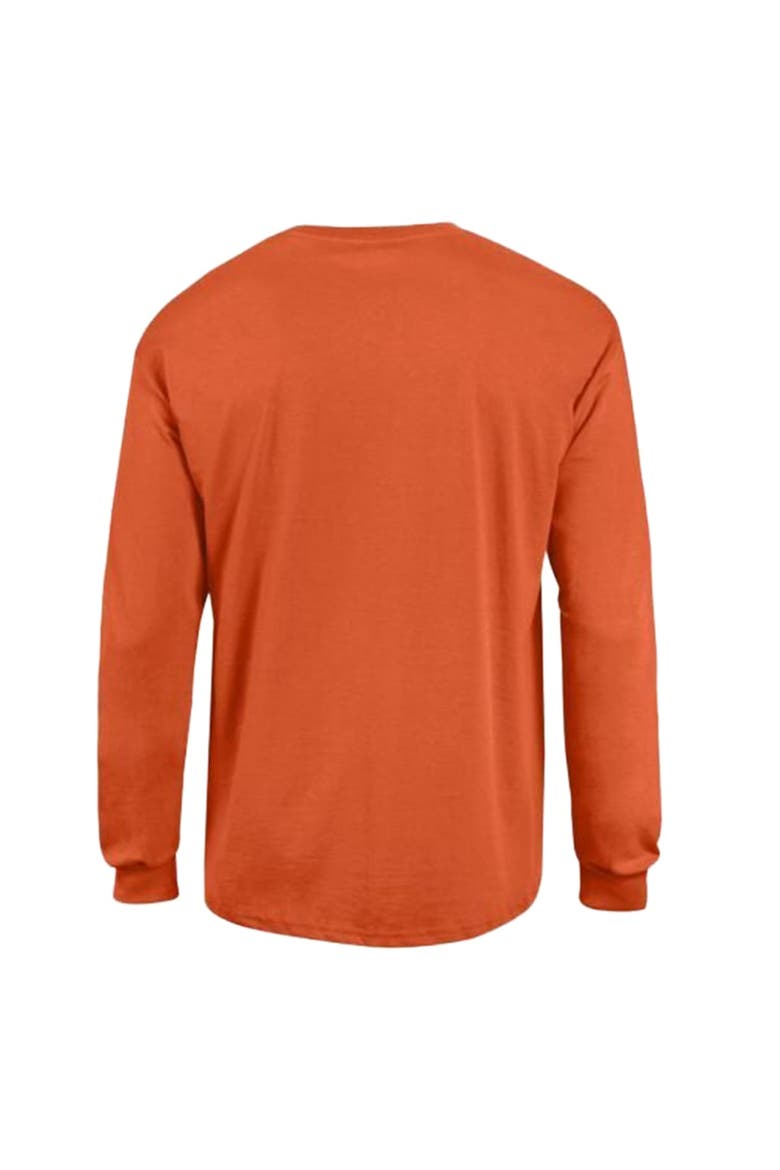 Men's Champion Orange Cleveland Browns Arch Over Logo Long Sleeve T-Shirt, Alternate, color, Orange