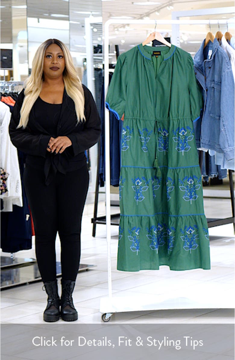 Meridy Floral Midi Dress, sales video thumbnail