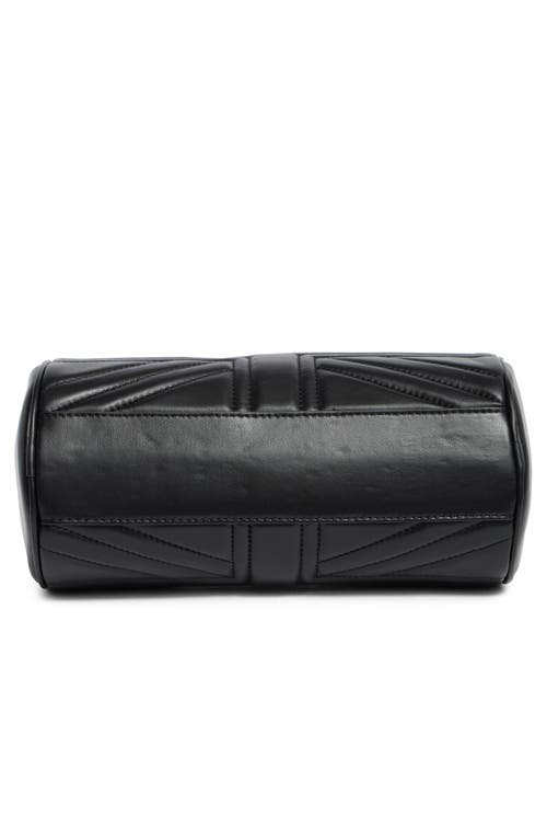 Kurt Geiger London Kensington Leather Uj Barrel Bag In Black