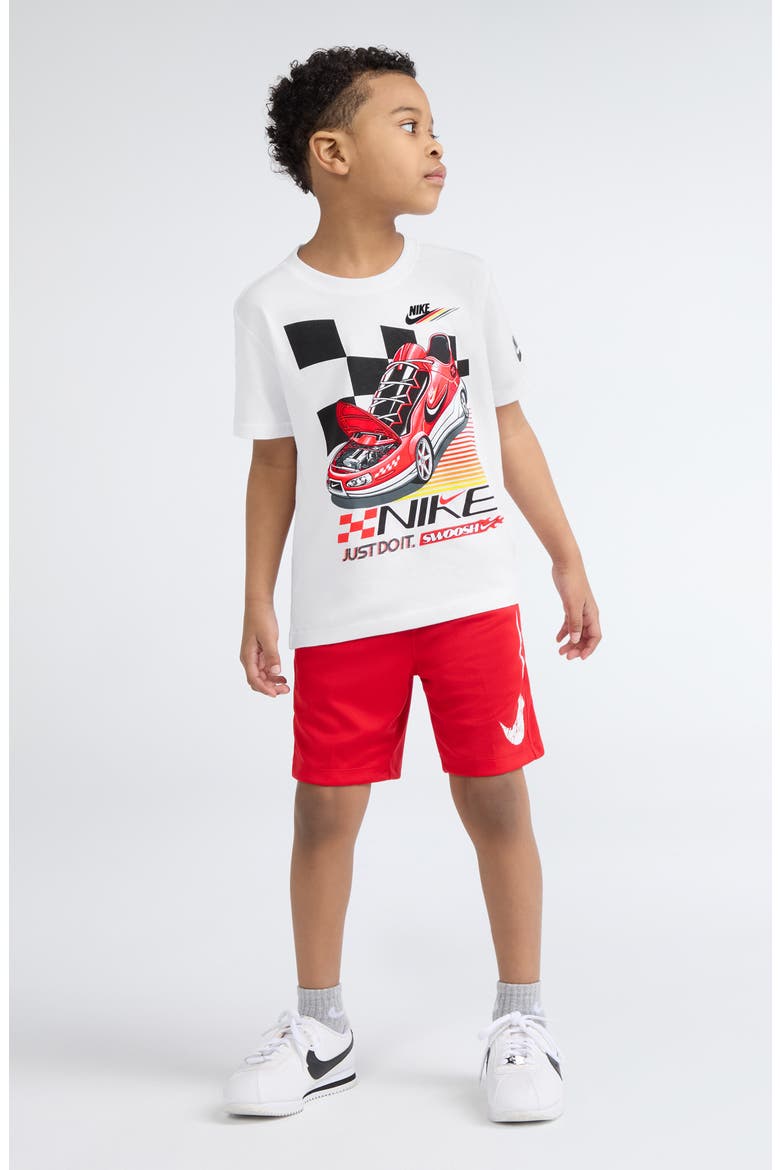 Kids' Victory Lap Graphic T-Shirt, Alternate, color, WHITE