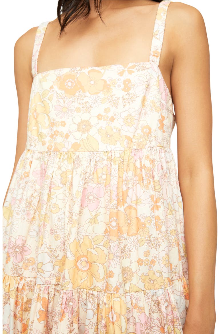 Floral Maxi Sundress, Alternate, color, LIGHT COMBO