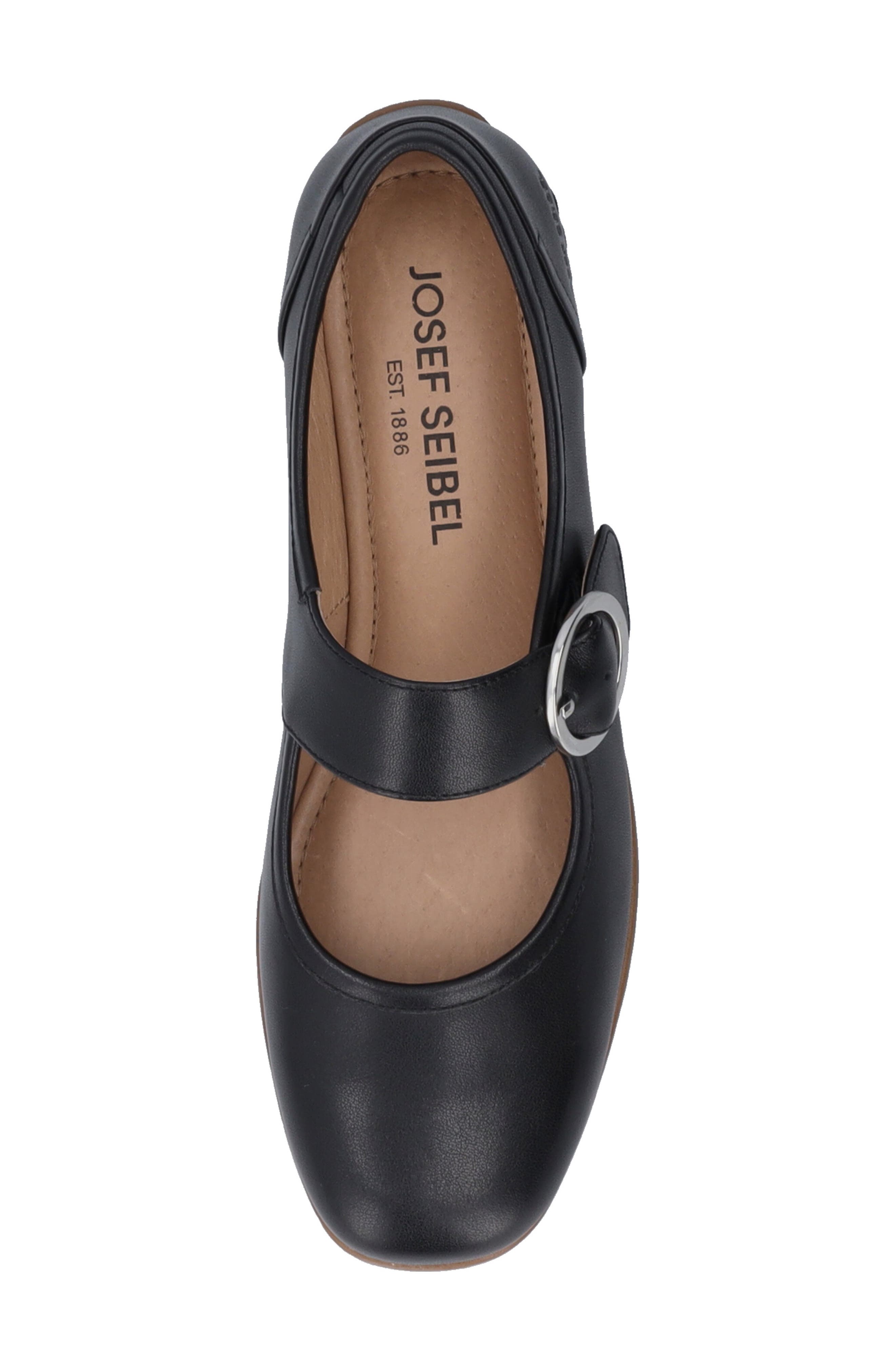 Josef Seibel Fenja 18 Mary Jane Flat, Alternate, color, Black