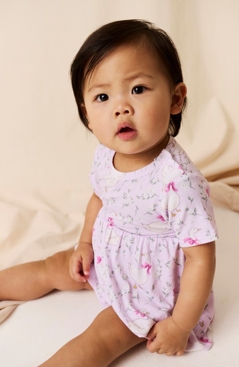 Posh Peanut Skirted Bodysuit, Alternate, color, Light/ Pastel Pink