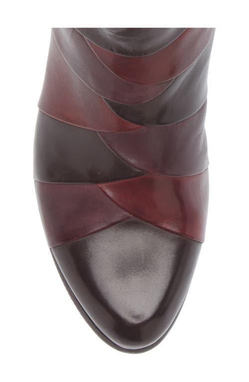 Regarde Le Ciel Stefany Block Heel Bootie In Brown