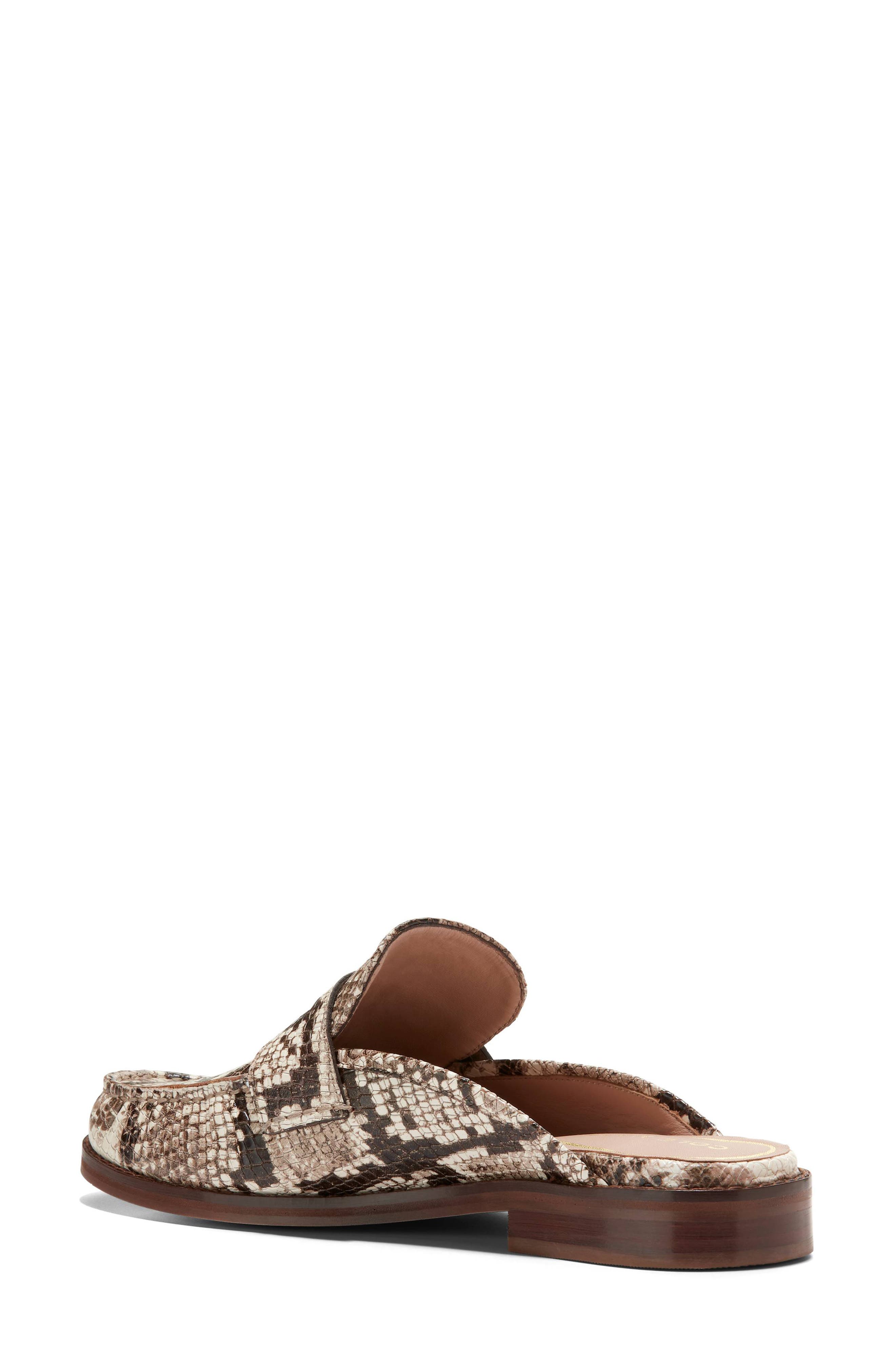 Cole Haan Lux Snakeskin Embossed Mule, Alternate, color, 