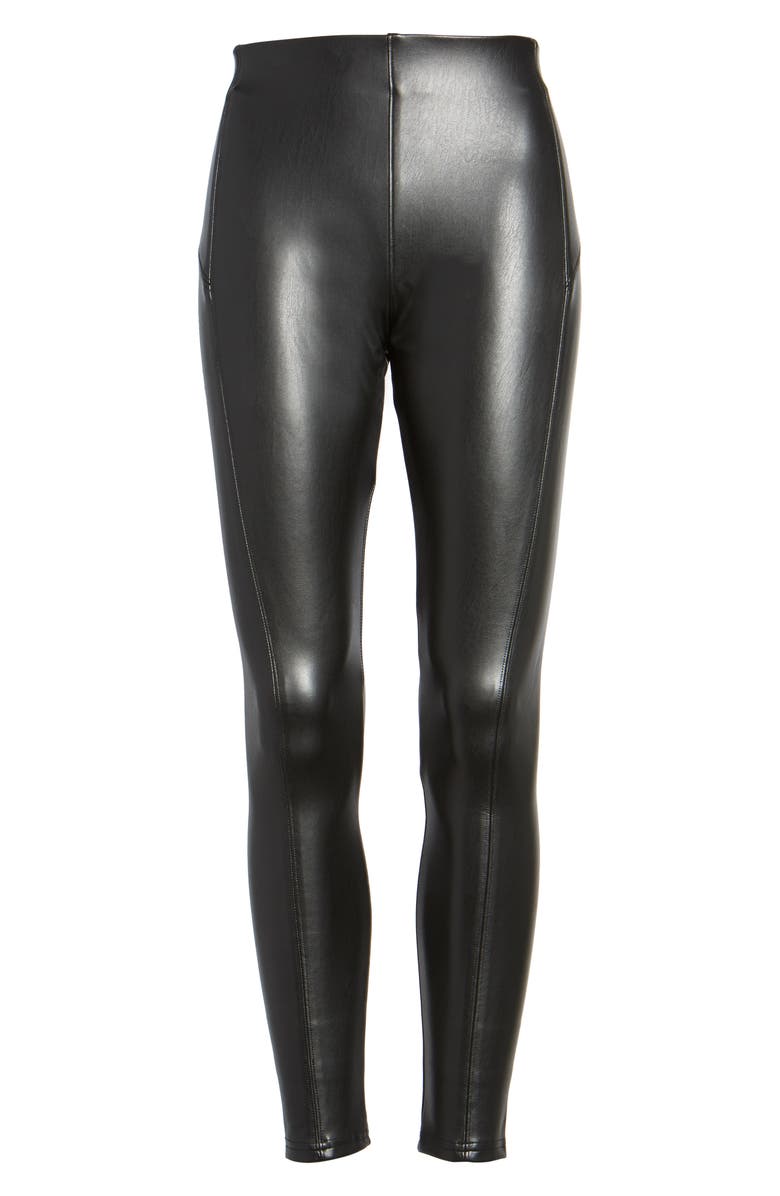 Nordstrom Faux Leather Leggings, Alternate, color, 
