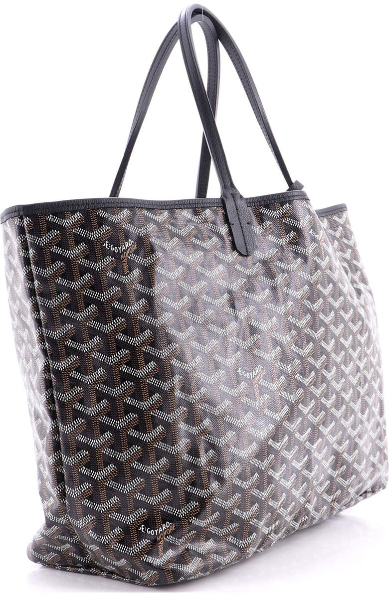 Pre-Owned Goyard Saint Louis Tote Coated Canvas PM, Alternate, color, Black