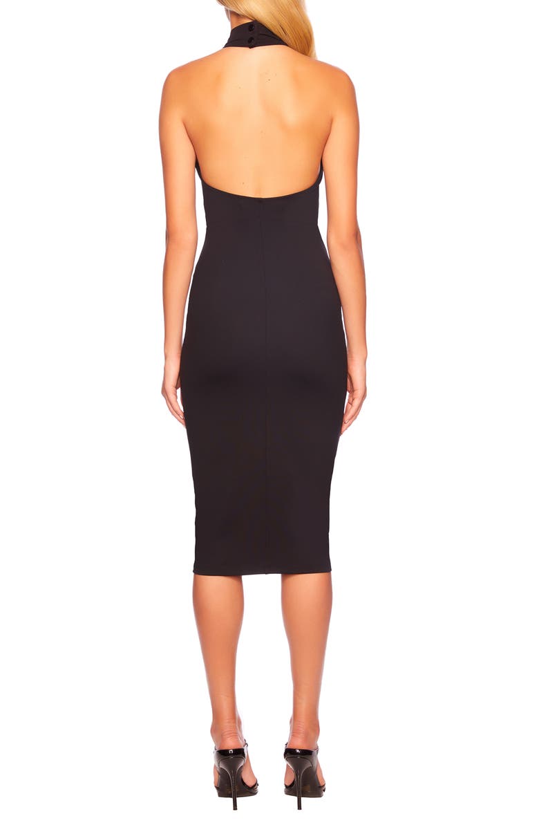 Susana Monaco Halter Neck Midi Dress, Alternate, color, 