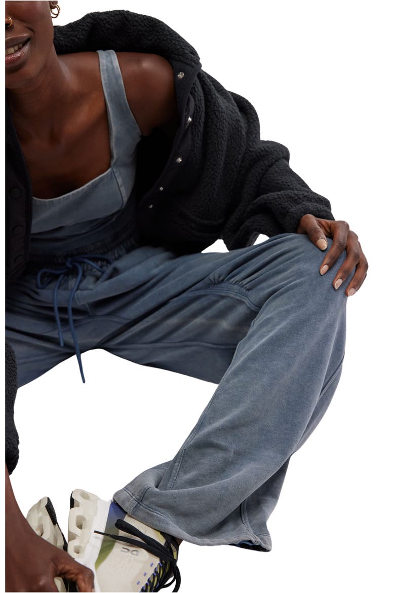FP Movement Inbound Stretch Cotton Jumpsuit, Alternate, color, SKYLINE