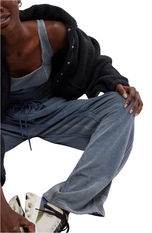 Free People Fp Movement Inbound Stretch Cotton Jumpsuit In Skyline