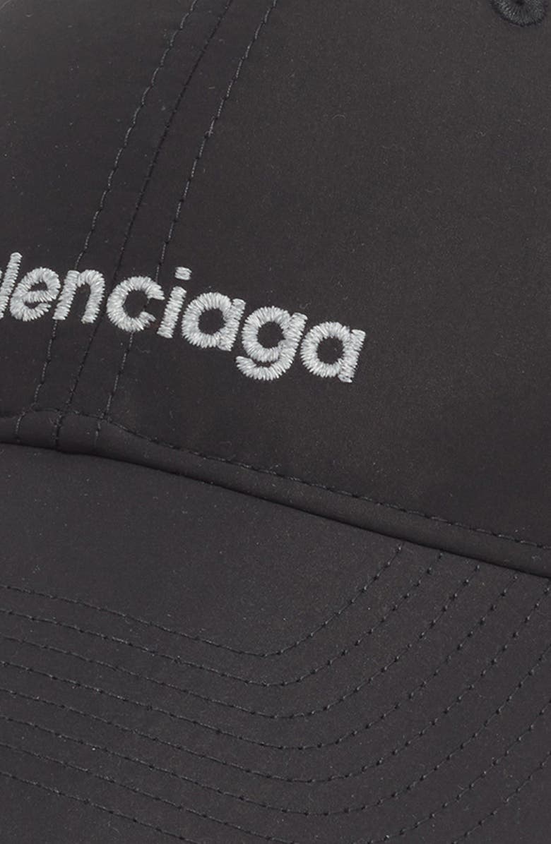 Balenciaga Athletic Baseball Cap, Alternate, color, 1000 Black