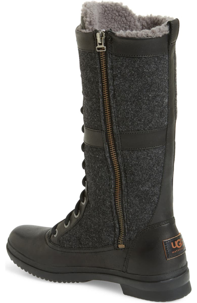UGG<sup>®</sup> Elvia Waterproof Tall Boot, Alternate, color,