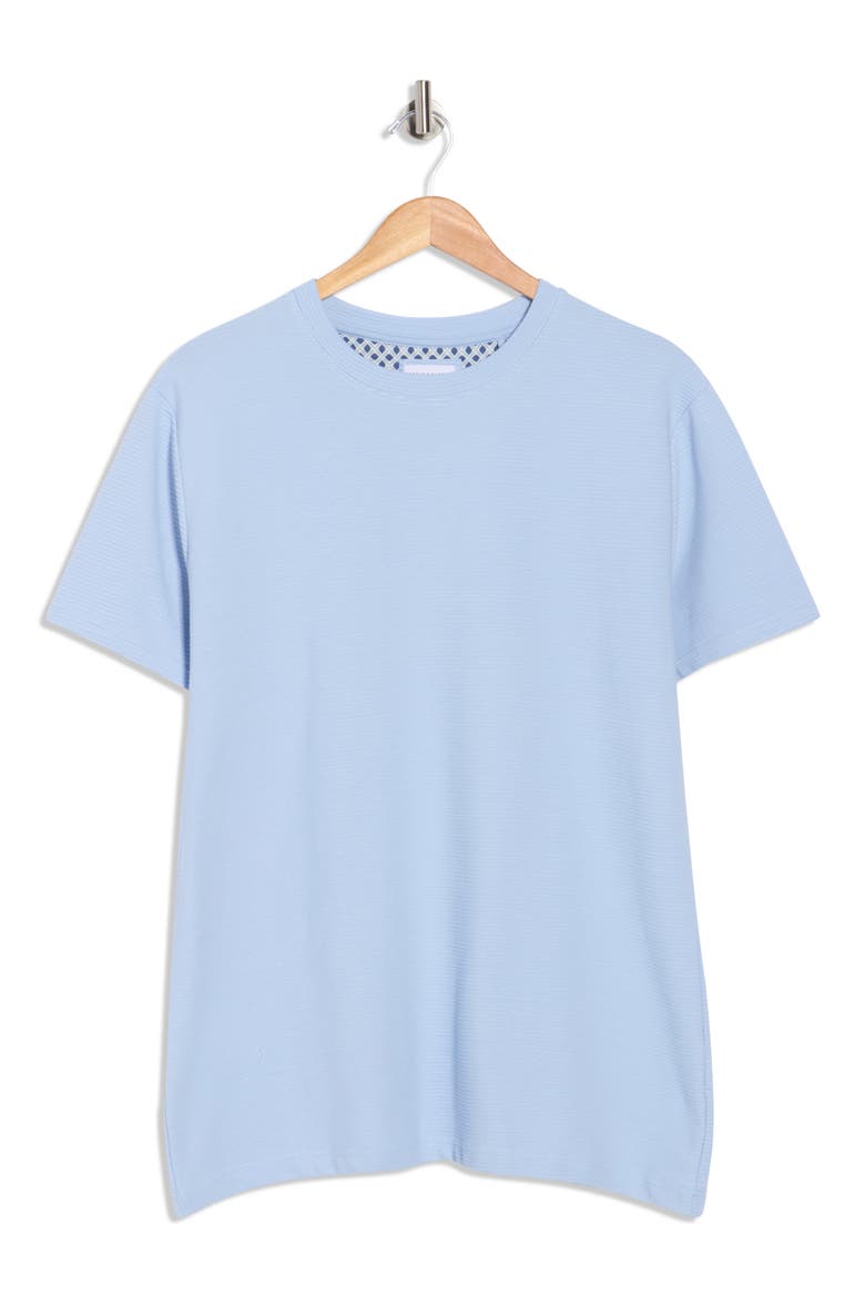 Textured Knit T-Shirt, Alternate, color, LIGHT BLUE