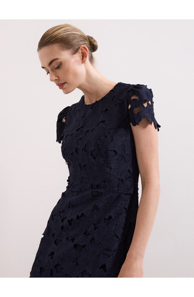 Phase Eight Leilani Lace Dress, Alternate, color, Navy