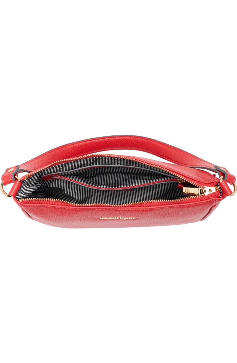 Nanette Lepore Jennah Baguette Shoulder Bag, Alternate, color, Tomato - Heart Flutter