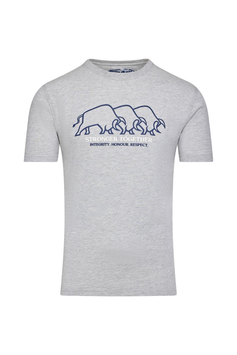 YFC Bull Herd High Build T-Shirt, Alternate, color, Light Grey Marl