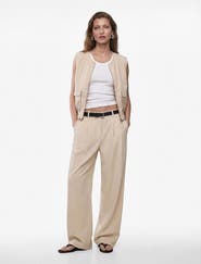 Koton Wide Leg Trousers with Belt