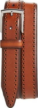 Johnston & Murphy Perforated Leather Belt