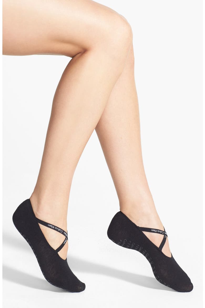 Ballet Liner Socks, Main, color, BLACK