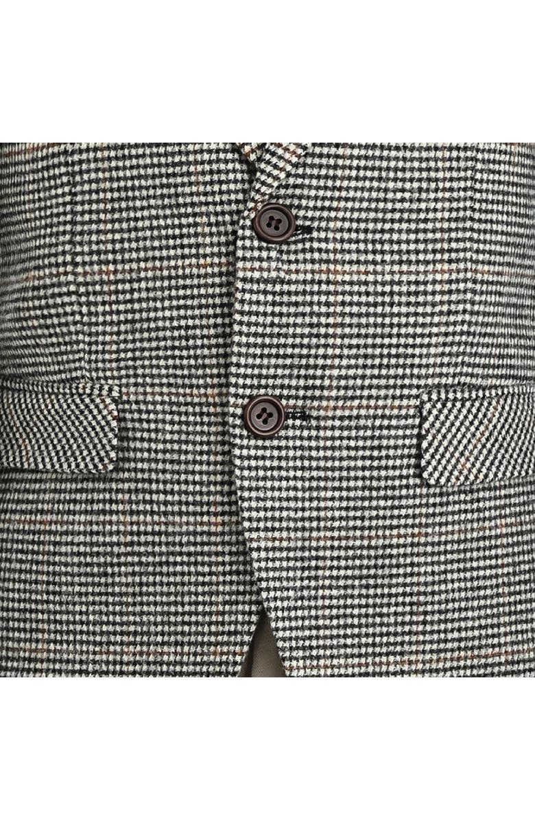 MOUSTACHE Checkered Blazer and Trousers Set, Alternate, color, Beige