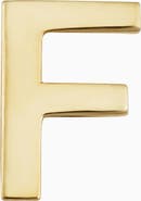 Oradina 14K Gold Initial Reaction Single Stud