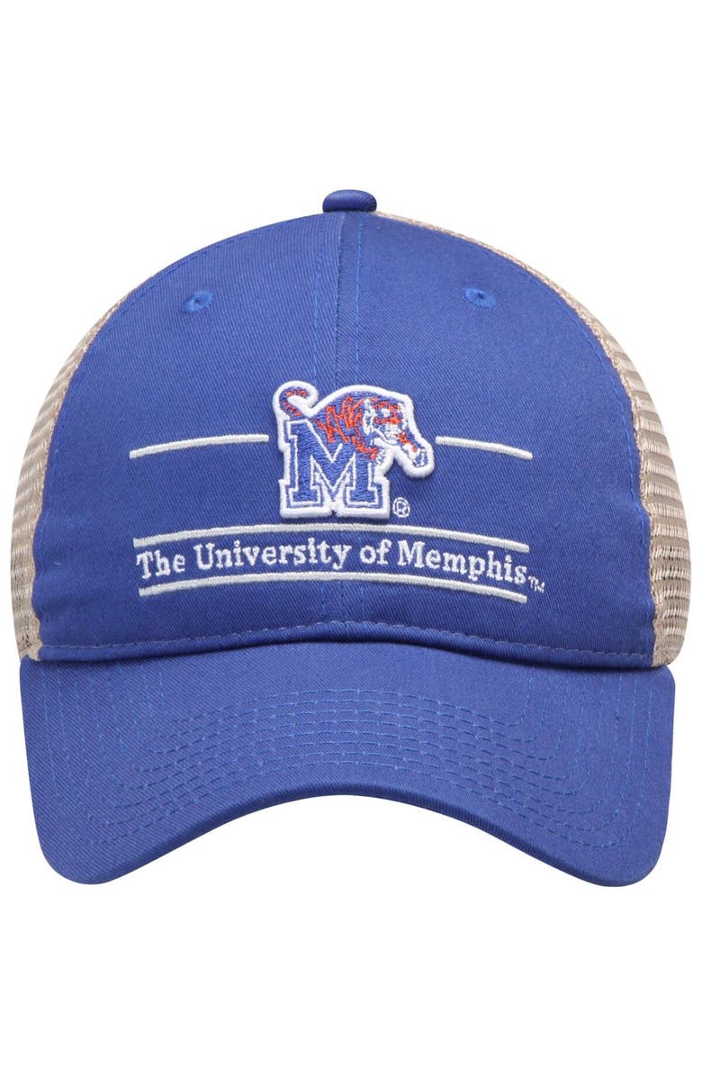 THE GAME Men's The Game Royal Memphis Tigers Split Bar Trucker Adjustable Hat, Alternate, color,