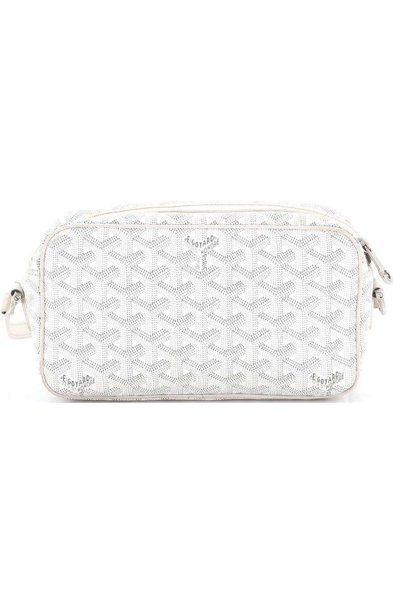 Pre-Owned Goyard Cap Vert Bag Printed Coated Canvas, Alternate, color, White