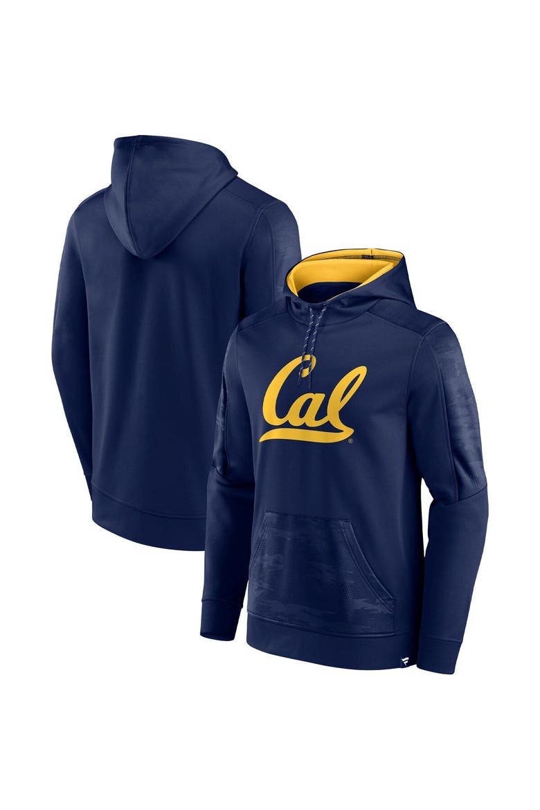 Men's Fanatics Branded Navy Cal Bears On The Ball Pullover Hoodie, Main, color, Navy