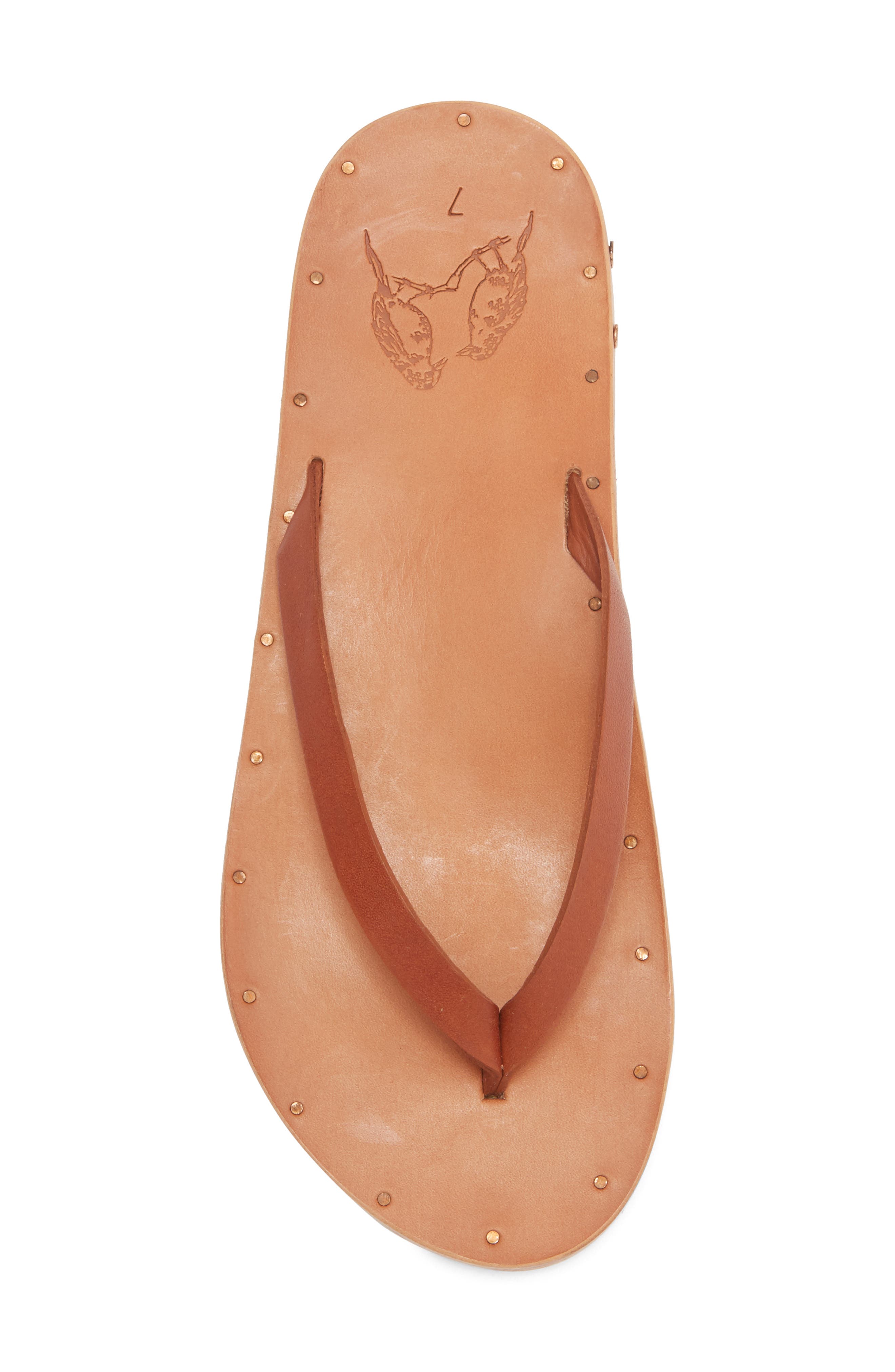 Beek Seabird Flip Flop, Alternate, color, Tan