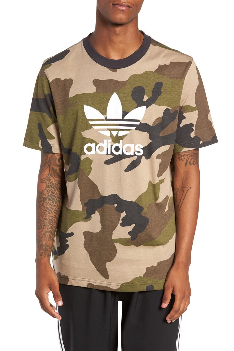 Camo T-Shirt, Main, color, MULTICOLOR/ UTILITY BLACK