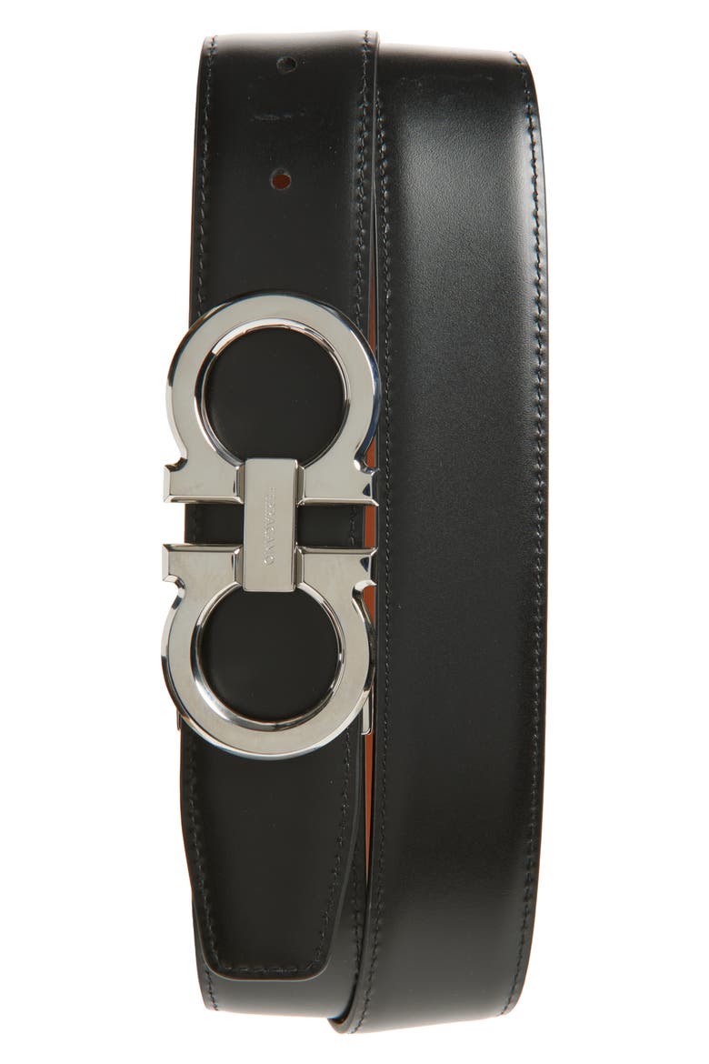 Double Gancio Belt, Alternate, color, NEW COGNAC NERO