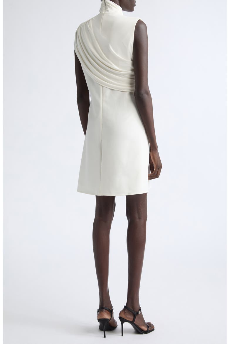 Twist A-Line Minidress, Alternate, color, HERITAGE WHITE