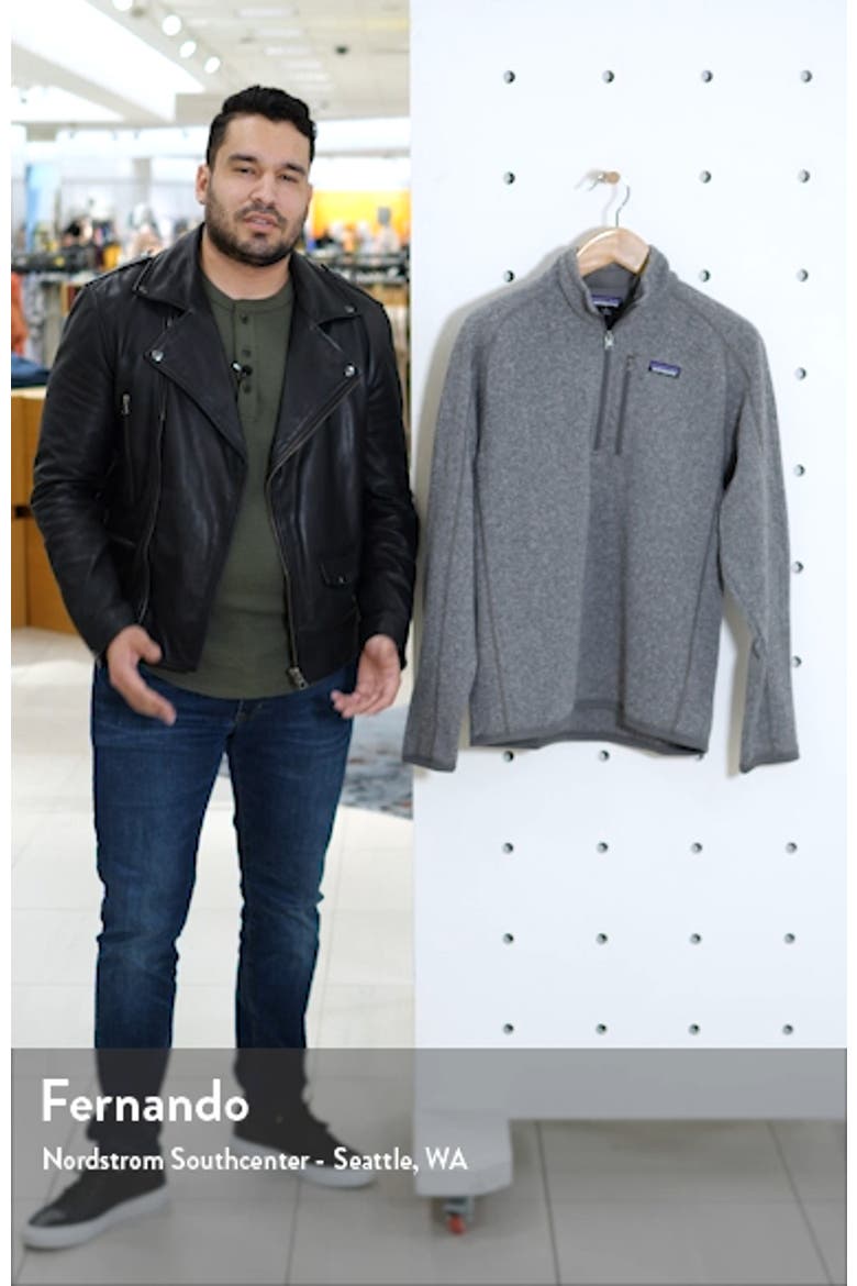 Better Sweater Quarter Zip Pullover video