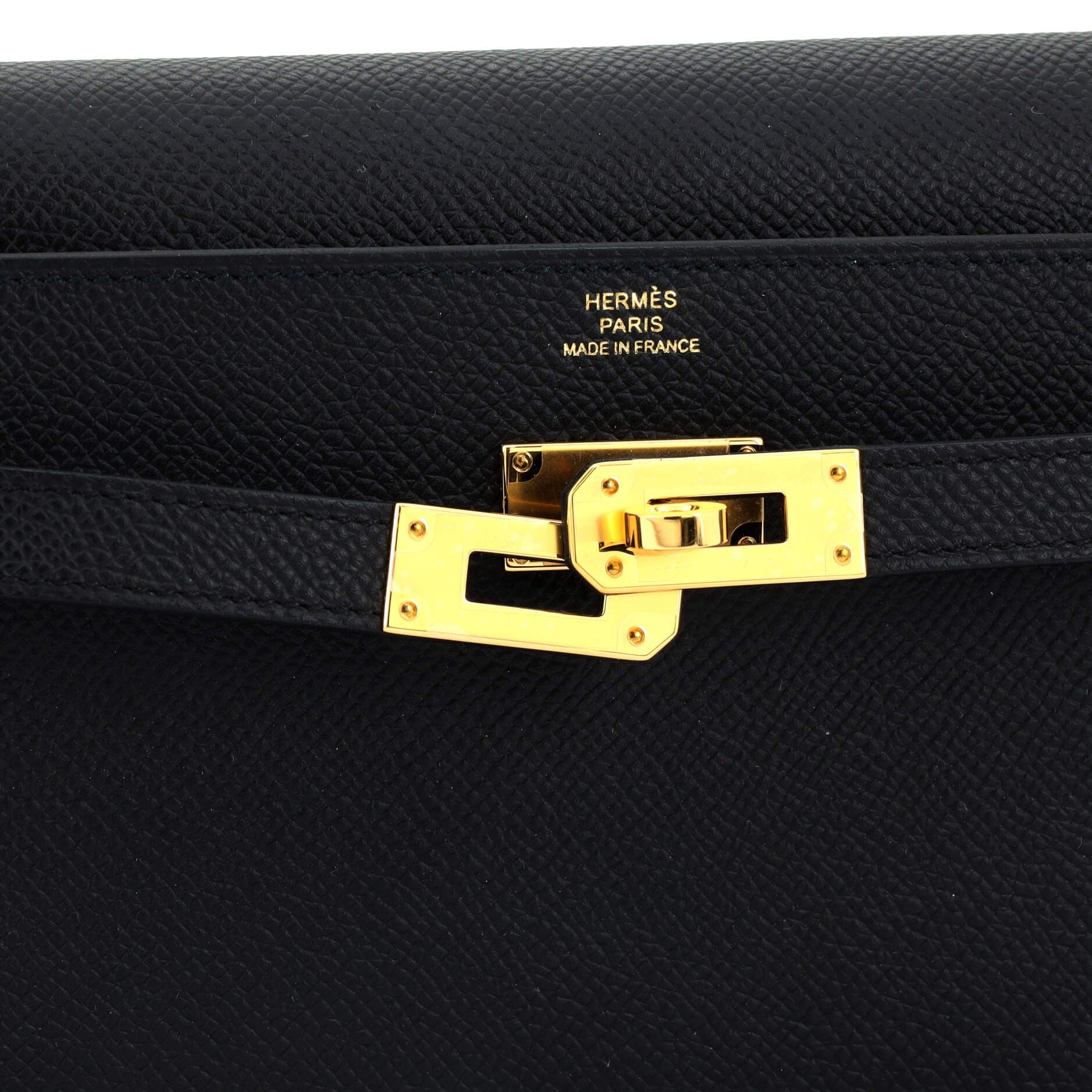Pre-Owned Hermes Kelly To Go Wallet Epsom, Alternate, color, 