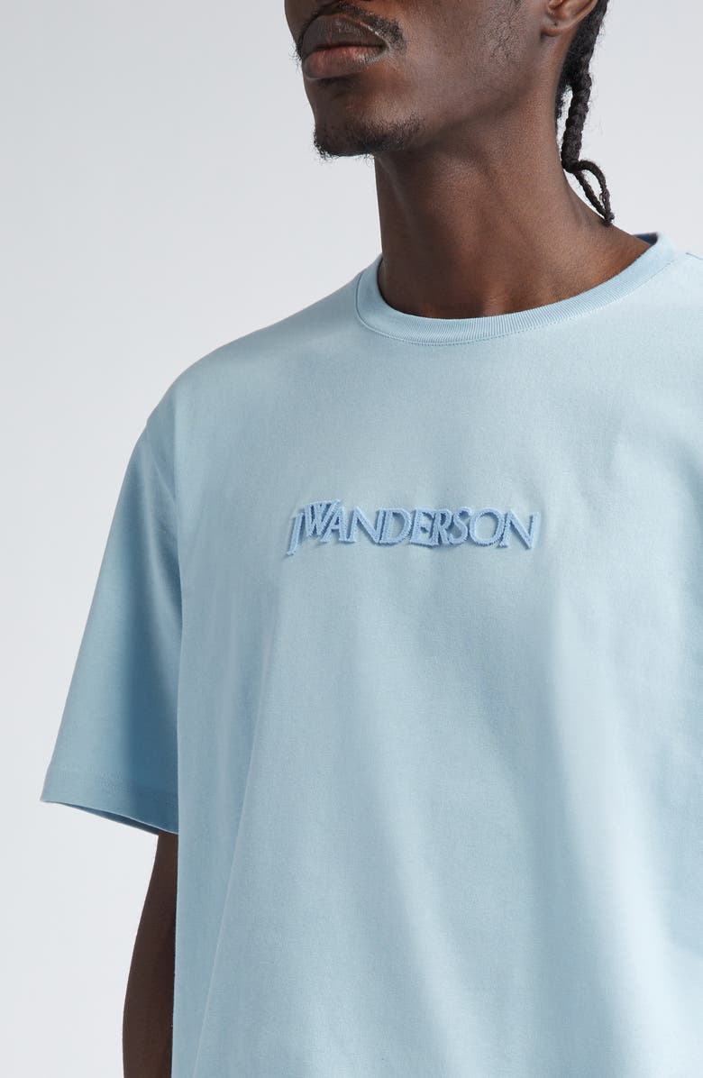 Embroidered Logo Cotton T-Shirt