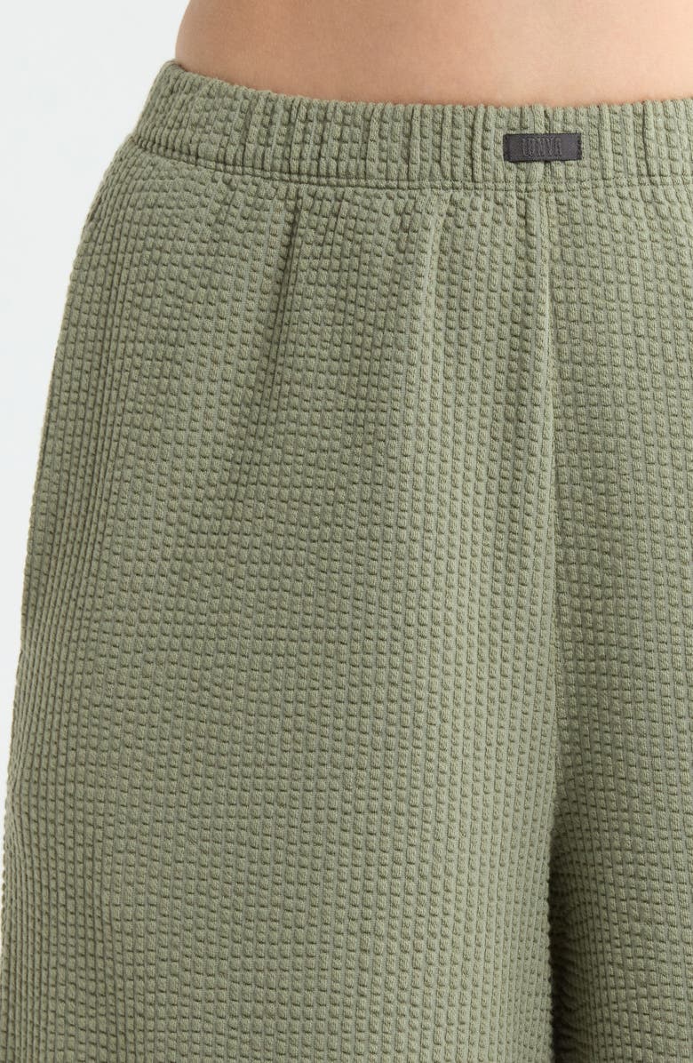 Lunya Stretch Organic Cotton Seersucker Lounge Pants, Alternate, color,