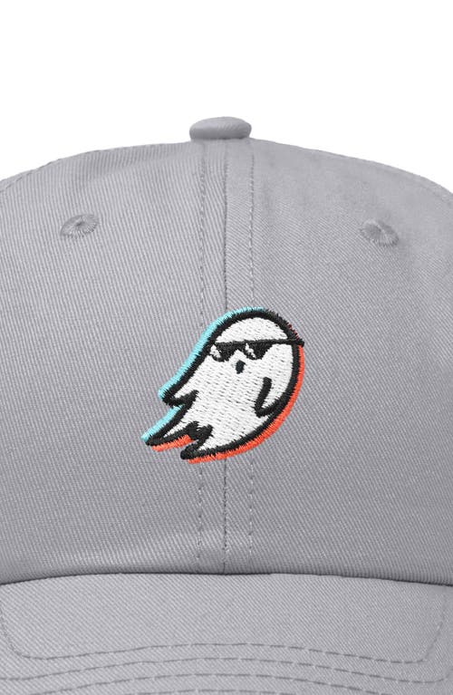 Dalix Ghost Life Embroidered Casual Cap In Gray