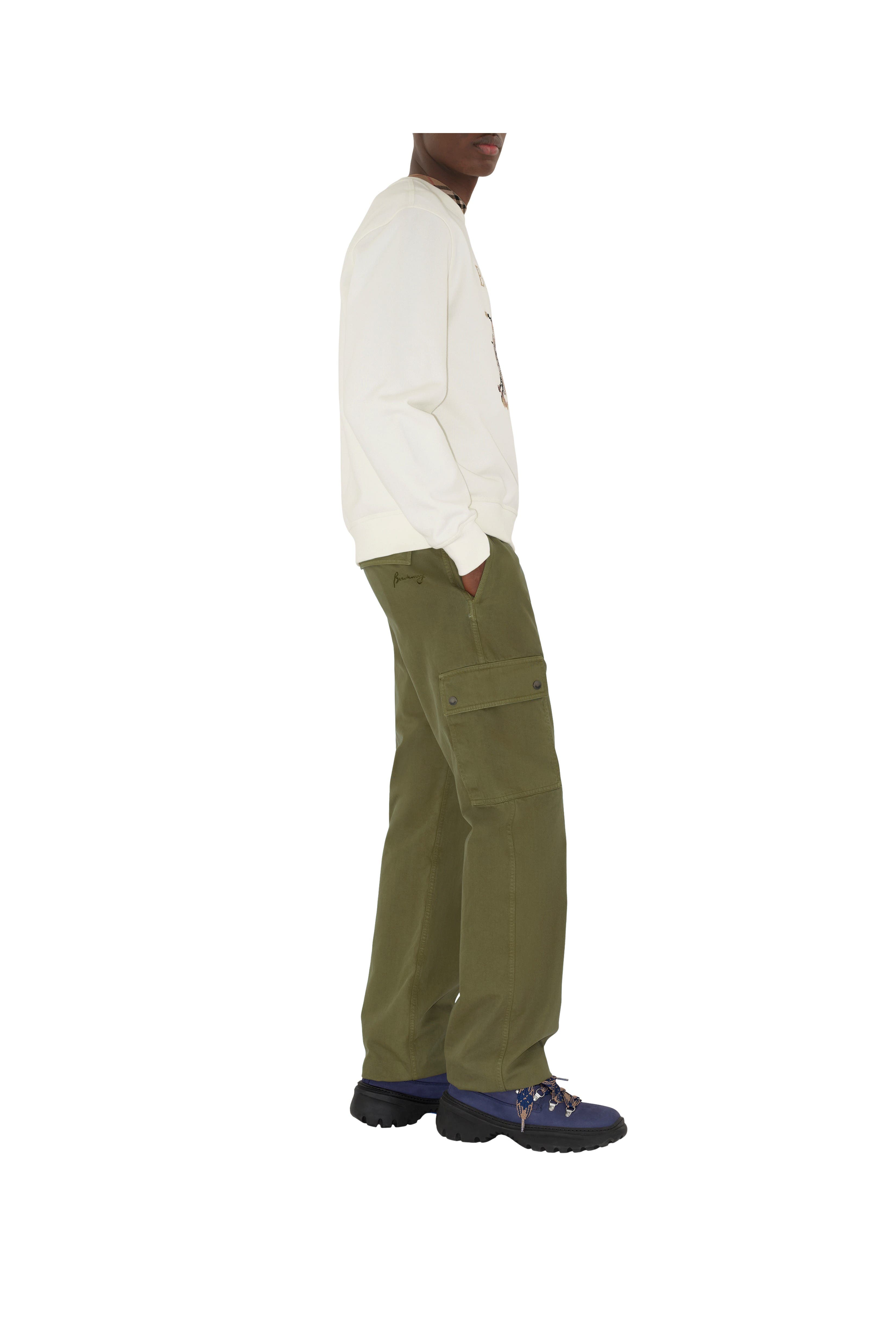 Burberry Cross Stitch EKD Cotton Sweatshirt (Men) | Nordstrom