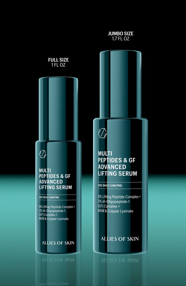 ALLIES OF SKIN Multi Peptides & GF Advanced Lifting Serum, Alternate, color,