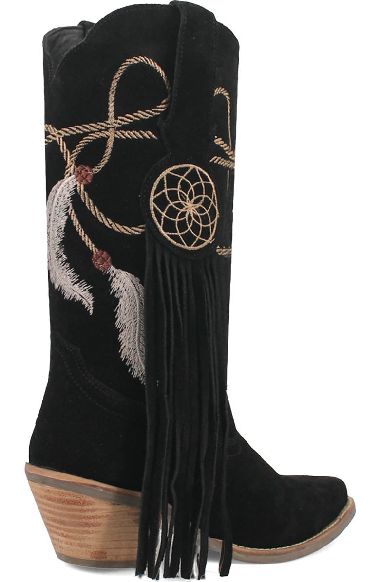 Dingo Day Dream Fringe Embroidered Western Boot, Alternate, color,