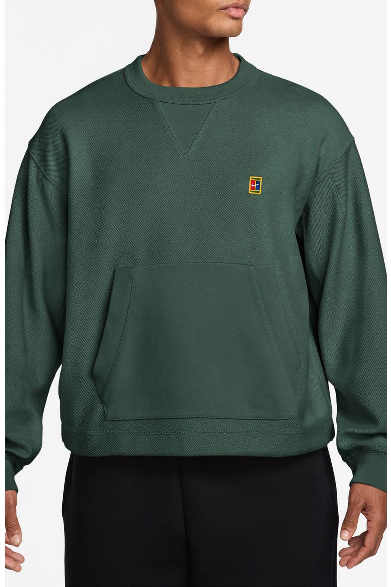 Club Rules Fleece Crewneck Sweatshirt, Main, color, FIR/ SAIL