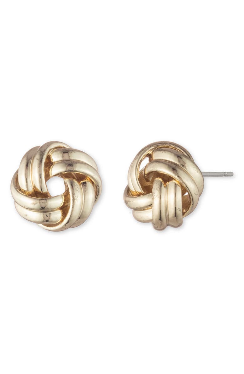 Lauren Ralph Lauren Knot Stud Earrings, Main, color, Gold