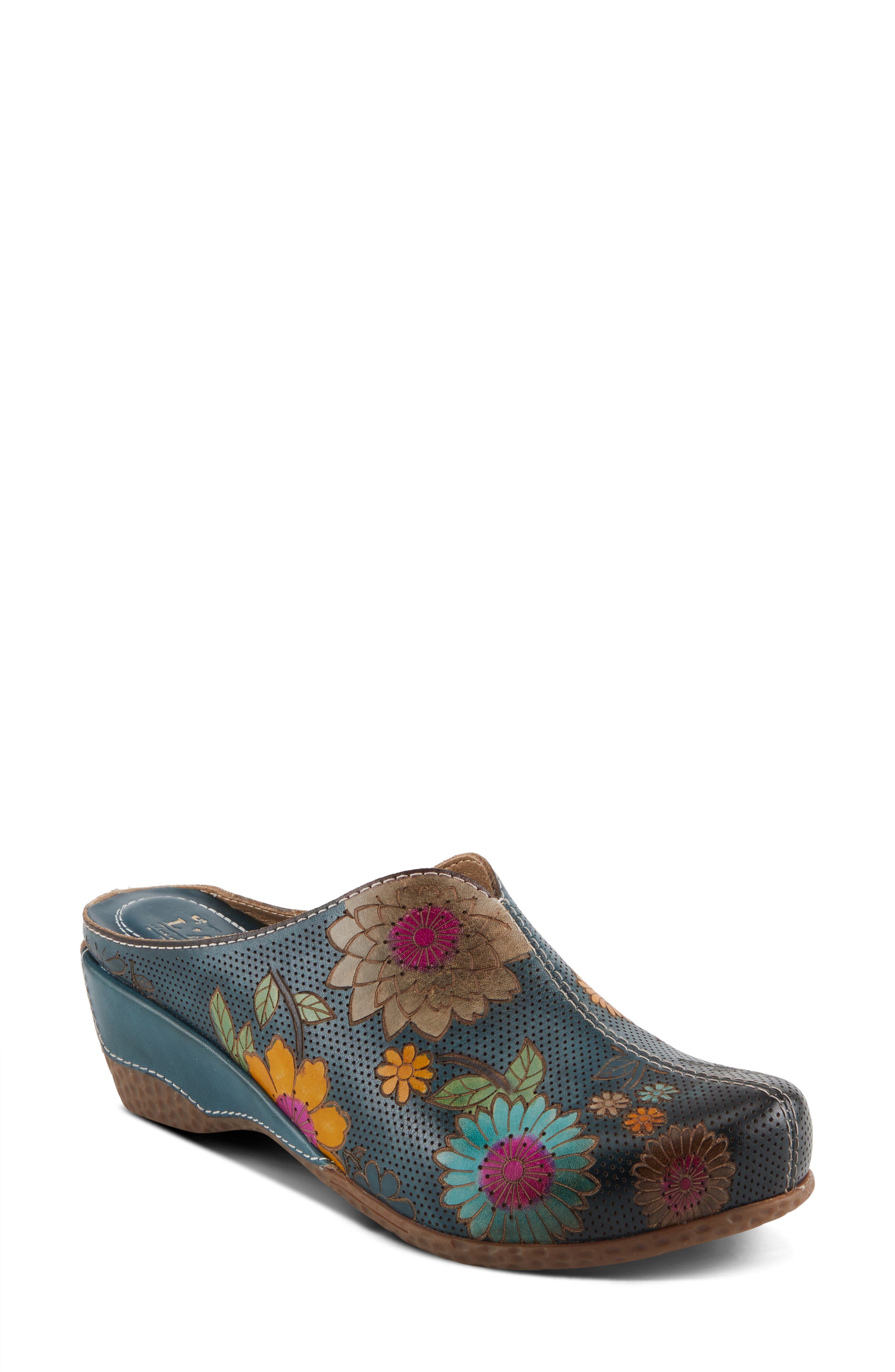 L'Artiste by Spring Step Chienti Perforated Mule, Main, color, 